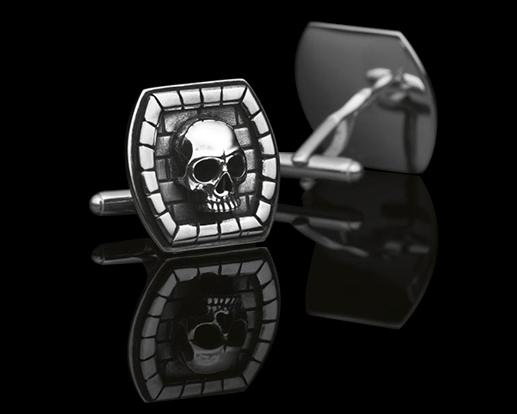 Cuff Links Model I MEMENTO MORI, CARPE DIEM