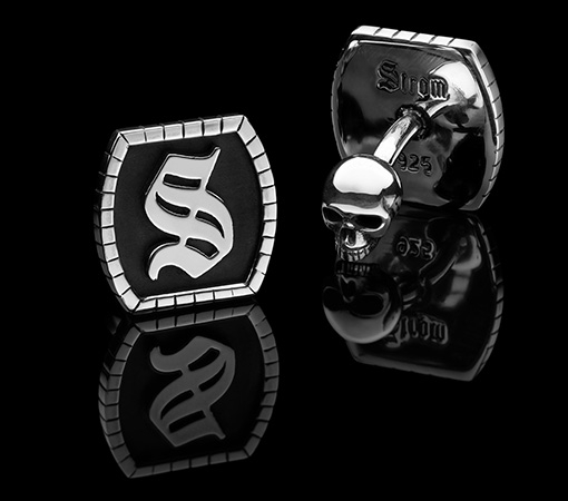 Cuff Links Model II MEMENTO MORI, CARPE DIEM