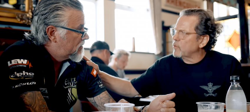 Slider Daniel Strom brainstorming with Richard Rawlings GMG watch. 3